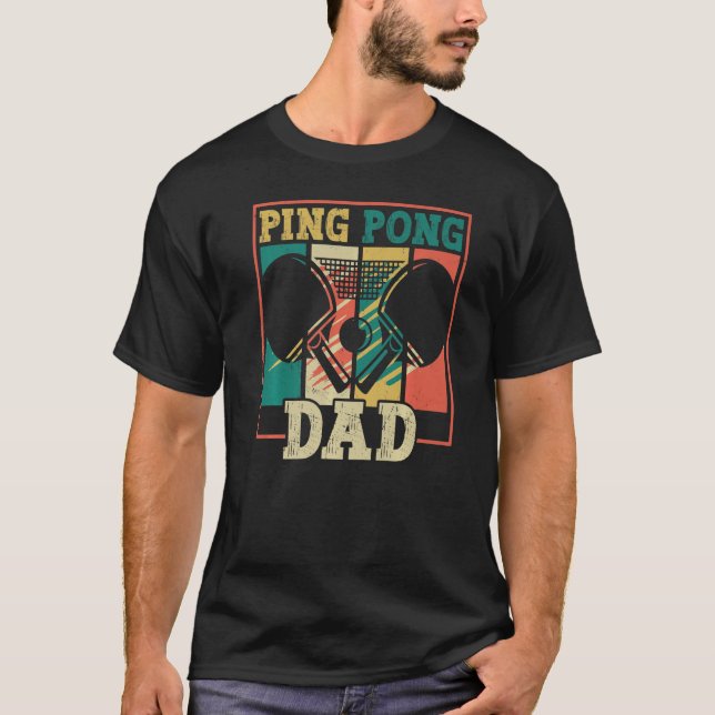 T-shirt Table de tennis joueur père ping pong papa table d (Devant)