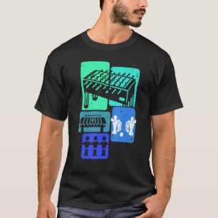 T-shirt Table Football Joueur Retro Garçons Foosb