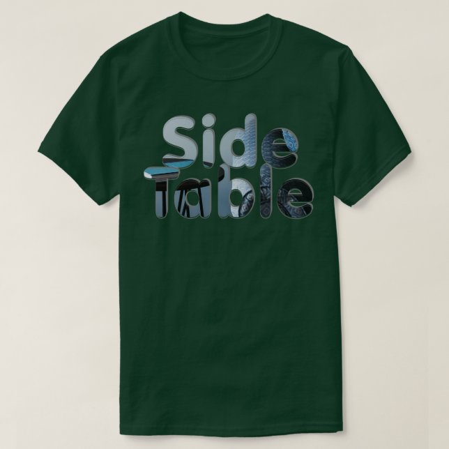 T-shirt Table latérale (Design devant)