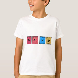 T-shirt Table périodique de l'enseignant