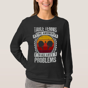T-shirt Table Tennis Coach Ping Pong Master Racket Sport P