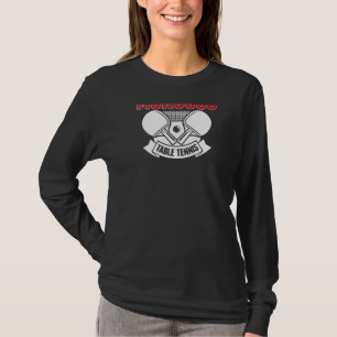 T-shirt Table Tennis Maroc Soutenir le Ping Pong Marocain