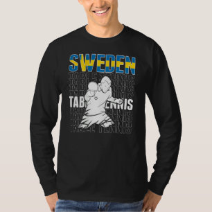 T-shirt Table Tennis Suède   Soutenir le Ping Pong Suédois