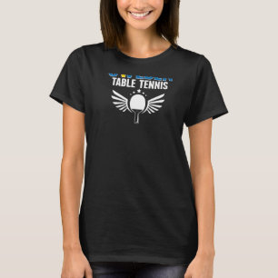 T-shirt Table Tennis Suède   Soutenir l'équipe suédoise de