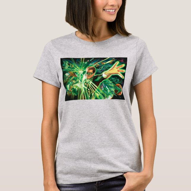 T-shirt Tableau à lanterne verte (Devant)