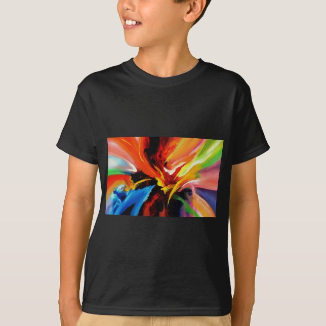 T-shirt Tableau Abstrait de Serdar Hizli (Devant)