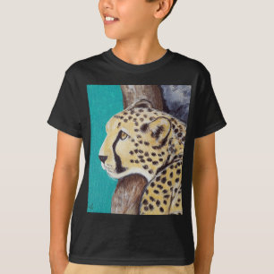 T-shirt Tableau Cheetah