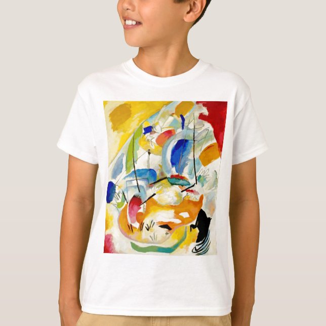T-shirt Tableau de bataille maritime de Kandinsky 1913 (Devant)