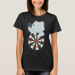 T-shirt Tableau de bord des fléchettes de chat