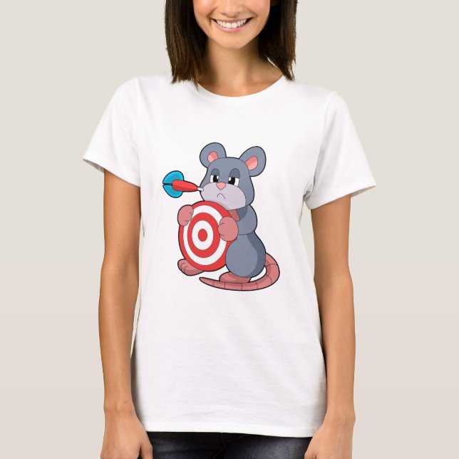 T-shirt Tableau de bord fléchettes de souris (Devant)