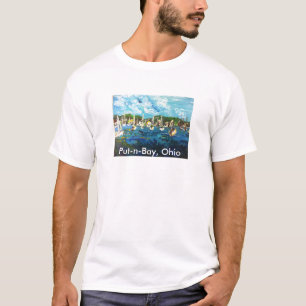 T-shirt Tableau de l'île Put-n-Bay Lake Erie #1