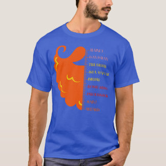T-shirt Tableau de mesure de la barbe Barbe Règle Croissan
