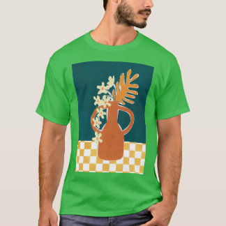 T-shirt Tableau Fleurs de poterie
