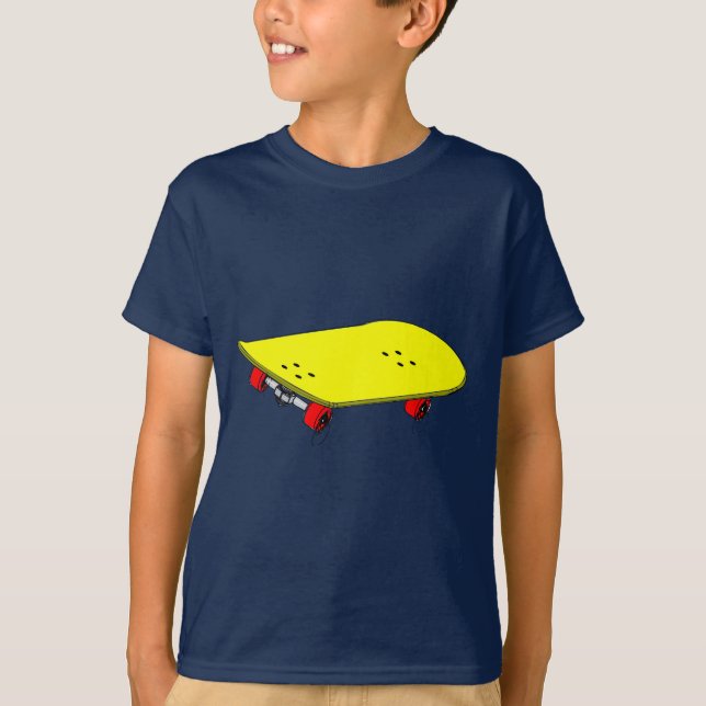 T-shirt Tableau jaune cool (Devant)