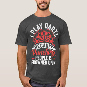 T-shirt Tableau noir rétro 180 pour Joueurs de fléchettes