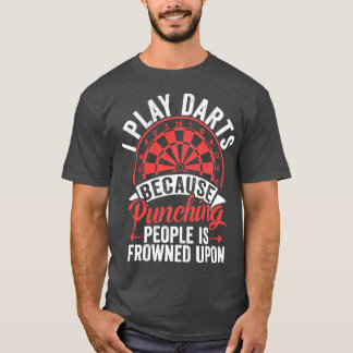 T-shirt Tableau noir rétro 180 pour Joueurs de fléchettes 