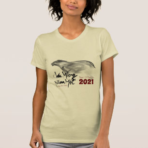 T-shirt Tableau original OX Nouvel An vietnamien 2021 TNO