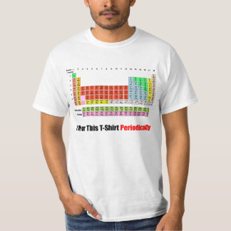 T-shirt Tableau périodique