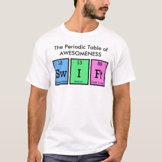 T-shirt Tableau périodique 2 de SWIFT