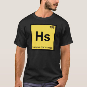 T-shirt Tableau périodique de la chimie des Huevos Ranche