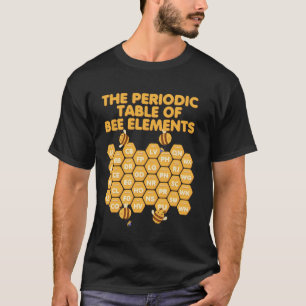 T-shirt Tableau périodique de l'apiculture pour apiaristes