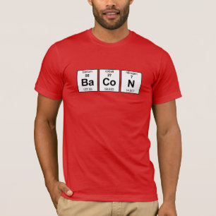 T-shirt Tableau périodique de lard