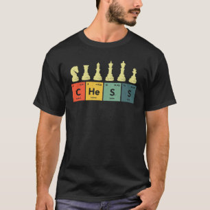 T-shirt Tableau périodique des échecs