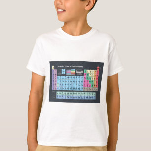 T-shirt Tableau périodique des éléments