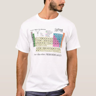 T-shirt Tableau périodique des éléments