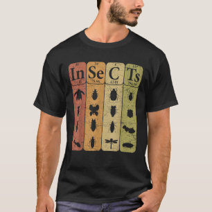 T-shirt Tableau périodique des insectes Éléments Entomolog