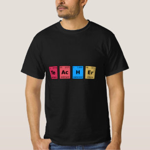 T-shirt Tableau périodique enseignant