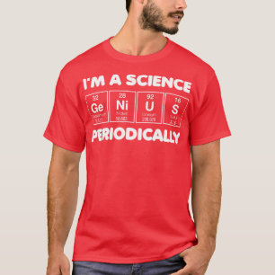 T-shirt Tableau Périodique Love Genius Périodiquement Drôl