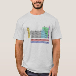T-shirt Tableau périodique mis à jour