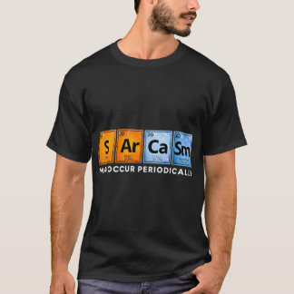 T-shirt Tableau périodique numérique "SArCaSm"