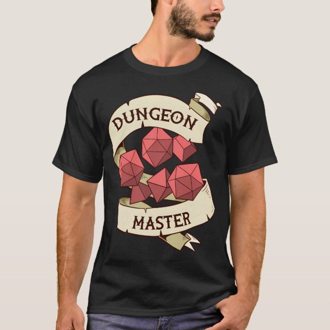 T-shirt Tableau Rôle Jouer Jeu Cadeau Imprimer Retro Rpg D (Devant)