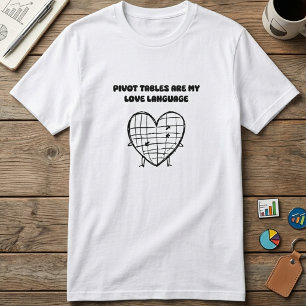T-shirt Tableaux Croisés Dynamiques Mon Langage de l'Amour