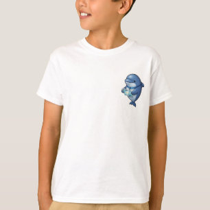 T-shirt Tablette d'affaires professionnelle Dauphin Bleu E