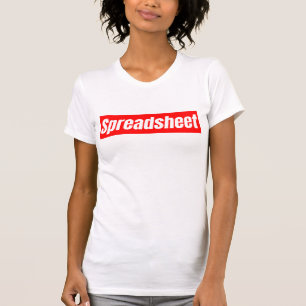 T-shirt Tableur - Comptable drôle