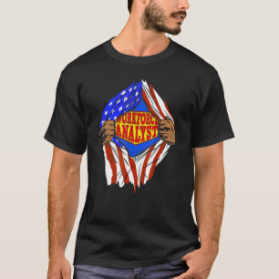T-shirt Tâche de héros Super Workforce Analyst