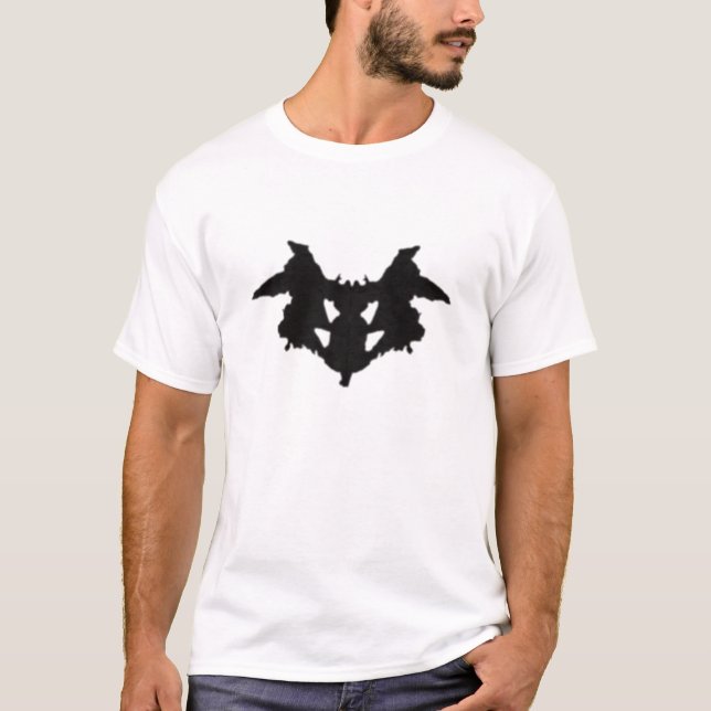 T-shirt tache d'encre de rorschach (Devant)
