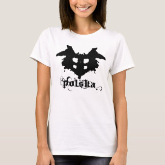 T-shirt tache d'encre polonaise