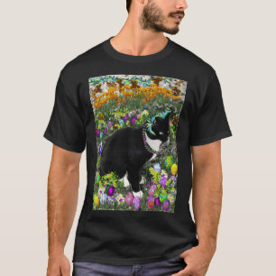 T-shirt Taches de rousseur, chat de Tux, dans la chasse