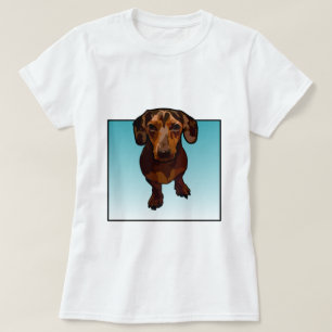 T-shirt Tachetez le teckel Artsy