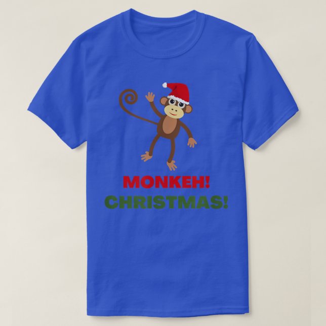T-shirt TACKER PÈRE NOËL MONKEH MONKEY JETER Noël PÈRE NOË (Design devant)