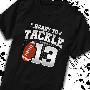 T-shirt Tackle 13e anniversaire 13 ans Couples