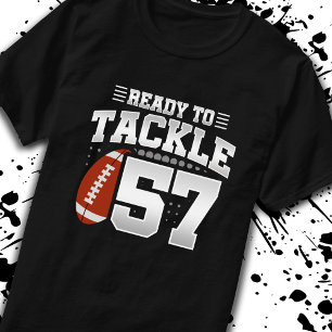 T-shirt Tackle 57e anniversaire 57 ans couple Anniversaire