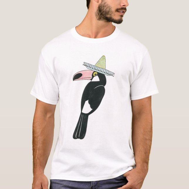 T-shirt Taco à propos d'amour | Toucan Sombrero (Devant)