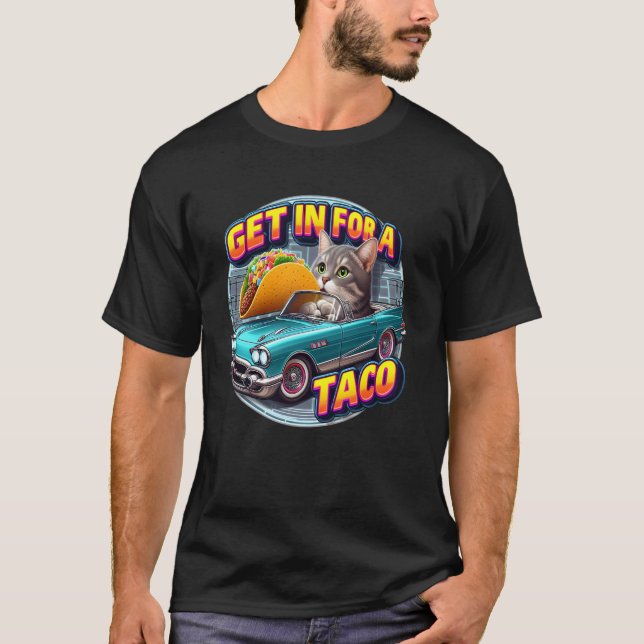 T-shirt Taco Cat Cruising (Devant)