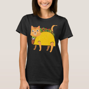 T-shirt Taco Chat Cuisine mexicaine Hommes Femme Enfants J