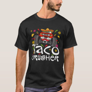 T-shirt Taco Croisher Monster Truck Toddler Boys Cinco De 
